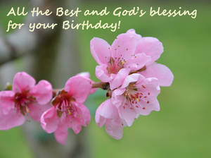 All the Best and God's blessing for your Birthday!