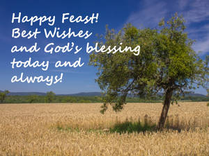Happy Feast! Best Wishes and God’s blessing today and always!